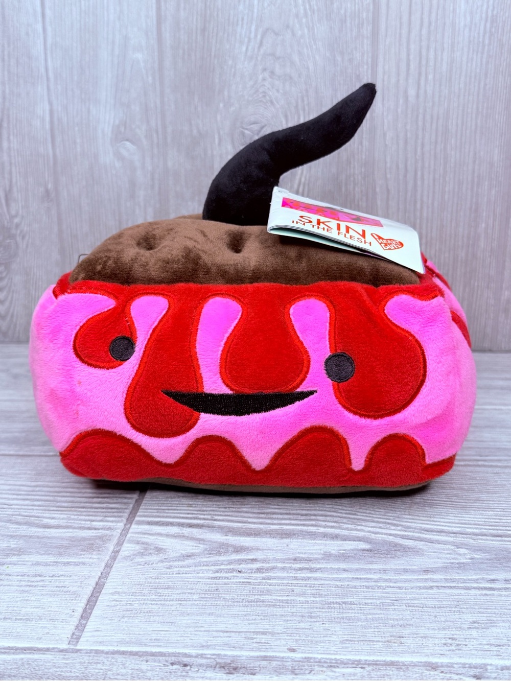 Skin in the flesh “ I heart guts “ skin plush dermatology funny gag gift toy